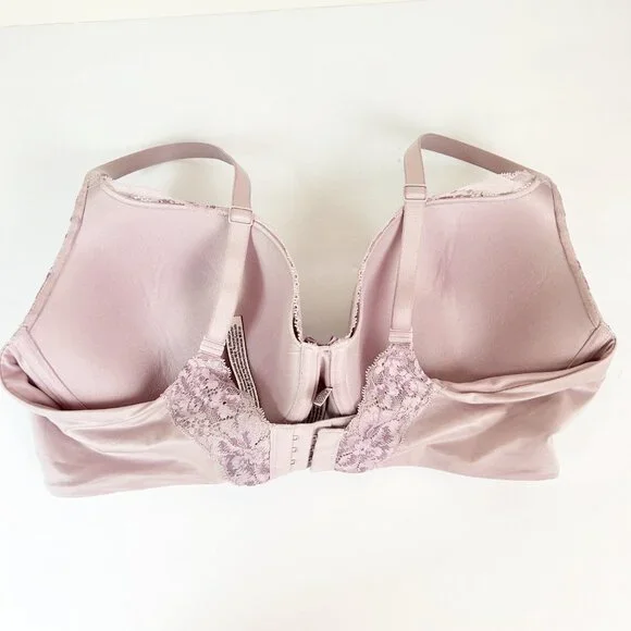 Victoria's Secret Bra 38DD Purple Lace Lined Demi Underwire Padded Lilac - Picture 5 of 10